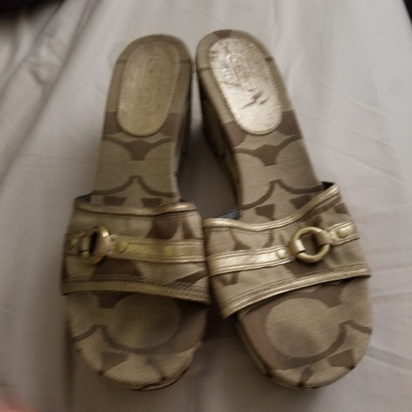 Coach wedges - Picture 1 of 3